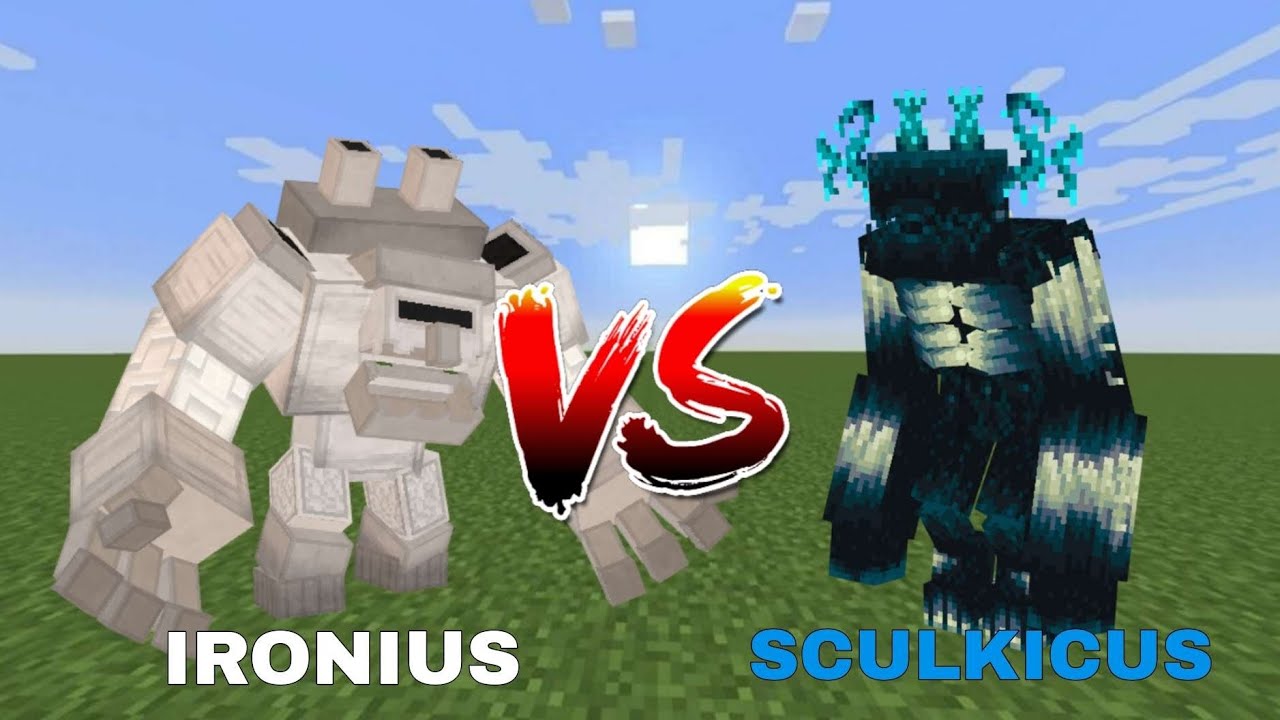 Iron Monstrosity vs Mutant Warden | Minecraft Mob Battle |