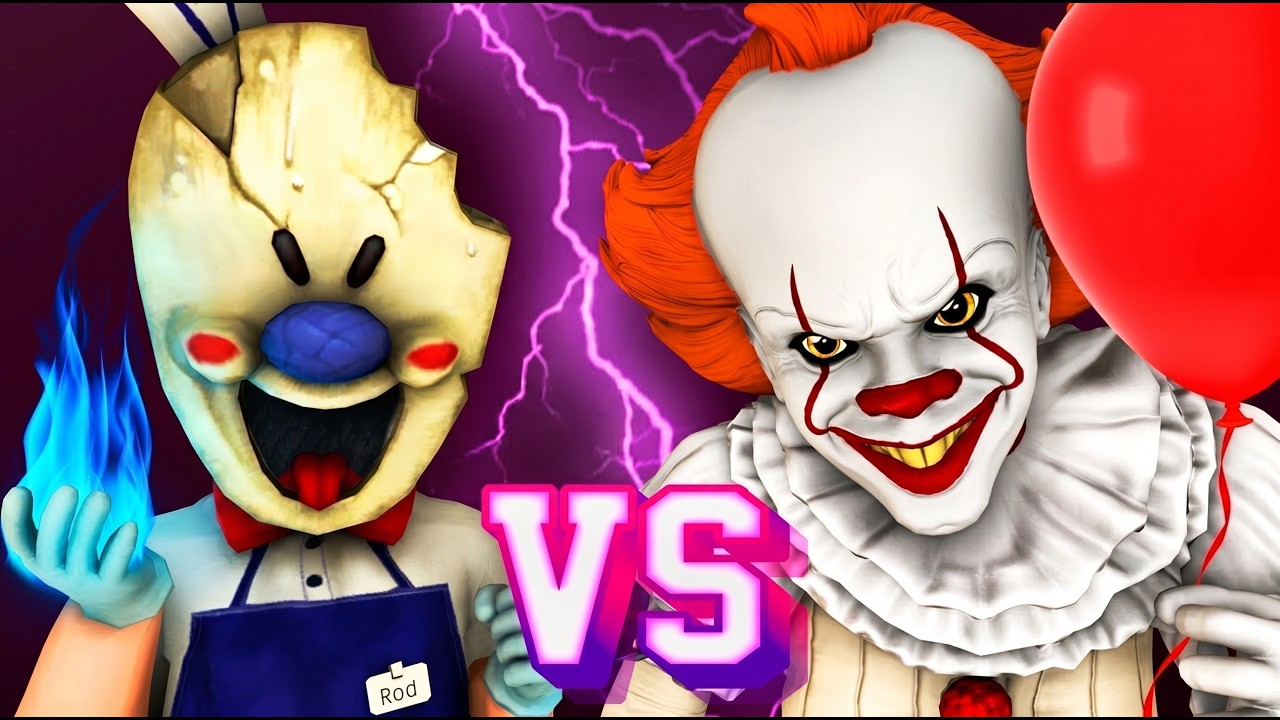 🍦ICE SCREAM 7 vs 🤡PENNYWISE – LA PELÍCULA (Español Recopilación Todos Los Episodios Parodia Animada)