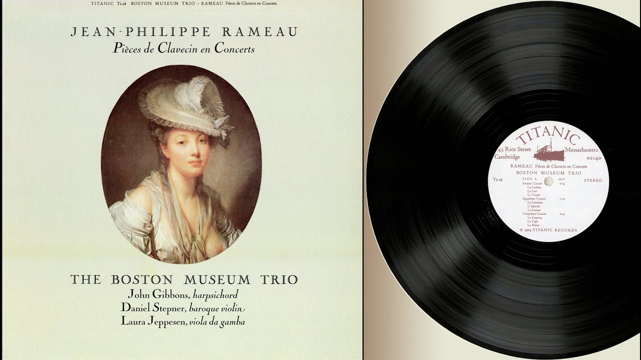 John Gibbons (harpsichord), D. Stepner (v), L. Jeppesen (vdg) J-P. Rameau: Pièces de Cl.  en Concert