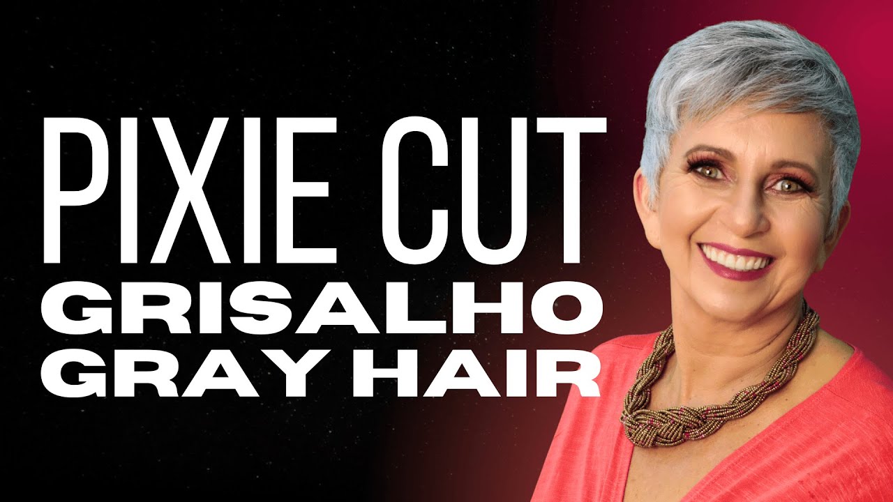 CORTE CURTO GRISALHO PARA MULHERES ✂️ | TENDÊNCIA PIXIE CUT CHANEL ✨ | CABELO BRANCO FEMININO 🤩