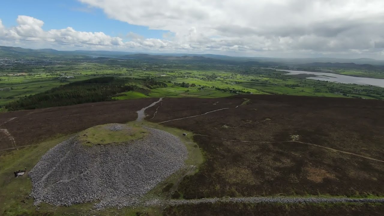 DJI FPV Drone Footage 4K Knocknarea Sligo Queen Maeves Cairn