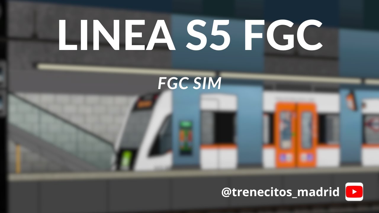 Jugamos la S5 Sant Cugat - Plaça Catalunya en FGC Sim
