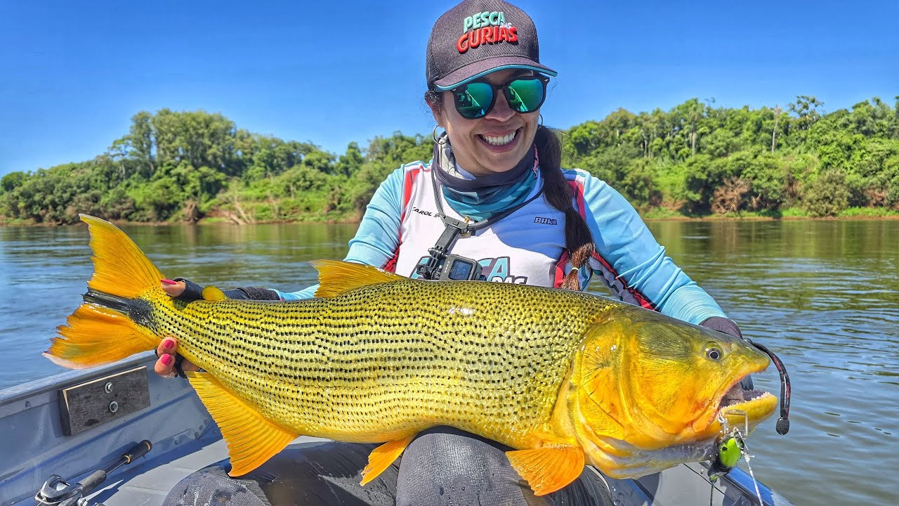 UM DOS LUGARES MAIS INSANOS QUE CONHECEMOS NO RIO URUGUAI - Pescaria de Dourado - PESQUEIRO DO ARI