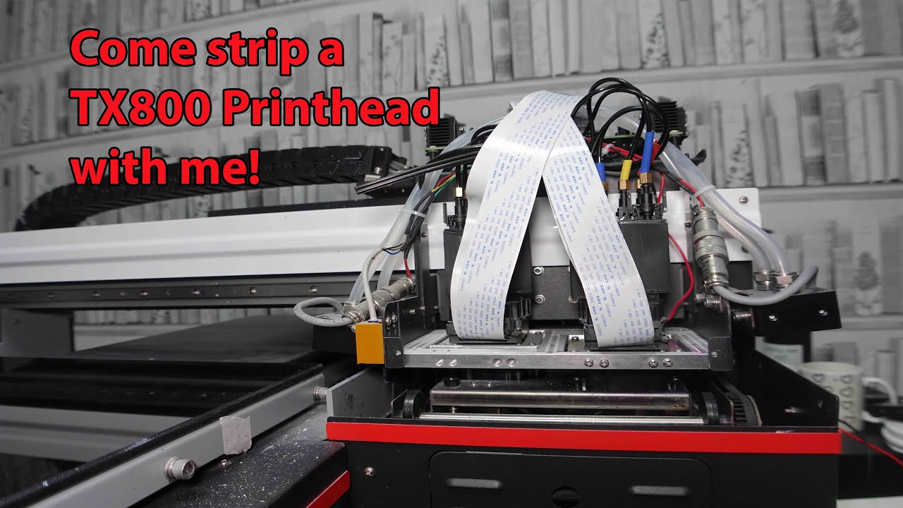 Come Strip a TX800 Printhead With me for a deeper Clean