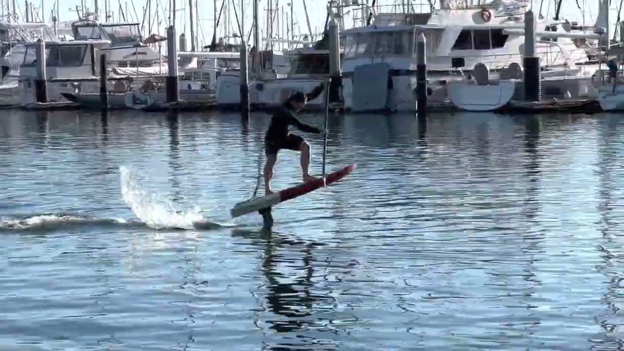 Learning to Flatwater SUP Foil Paddle Start