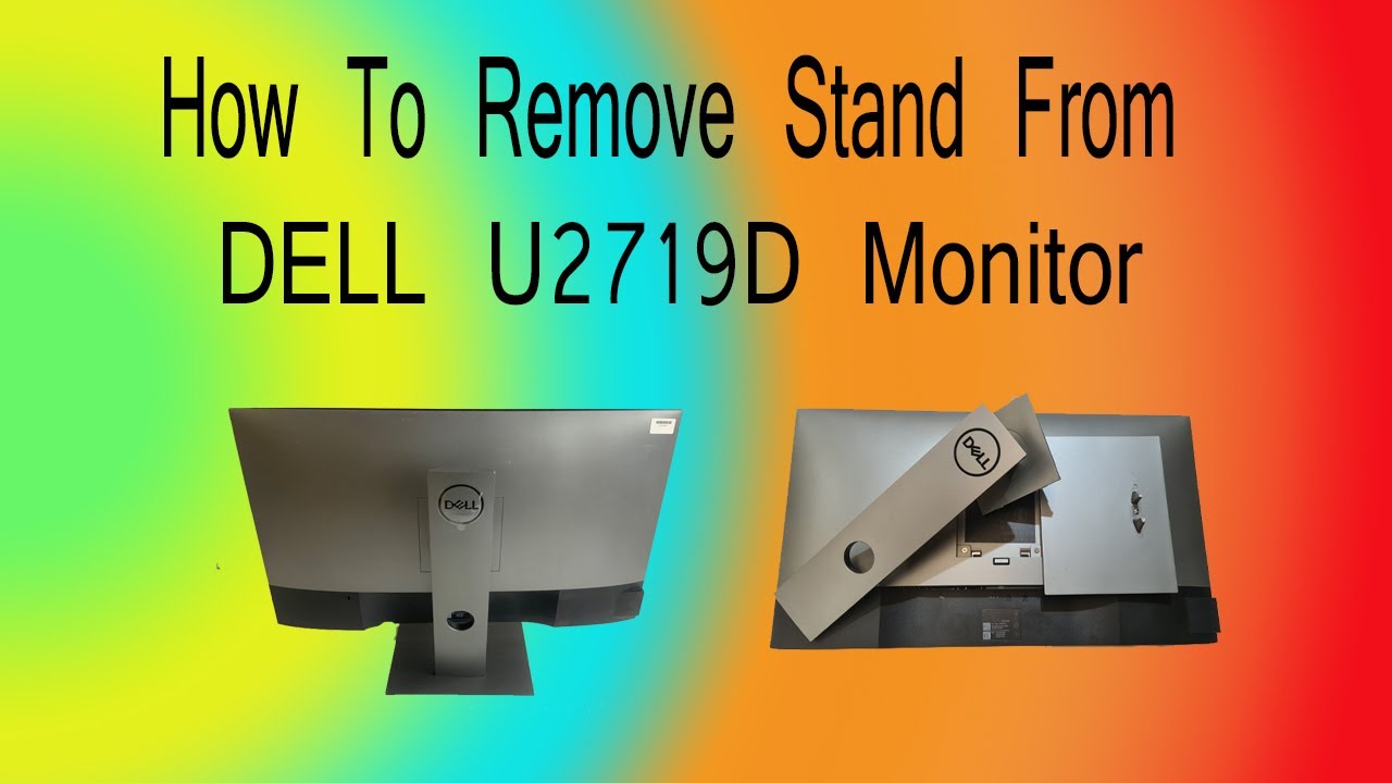 Remove Dell U2719D Monitor Stand. DELL UltraSharp U2719D 1440p monitor stand Detaching#dell#stand