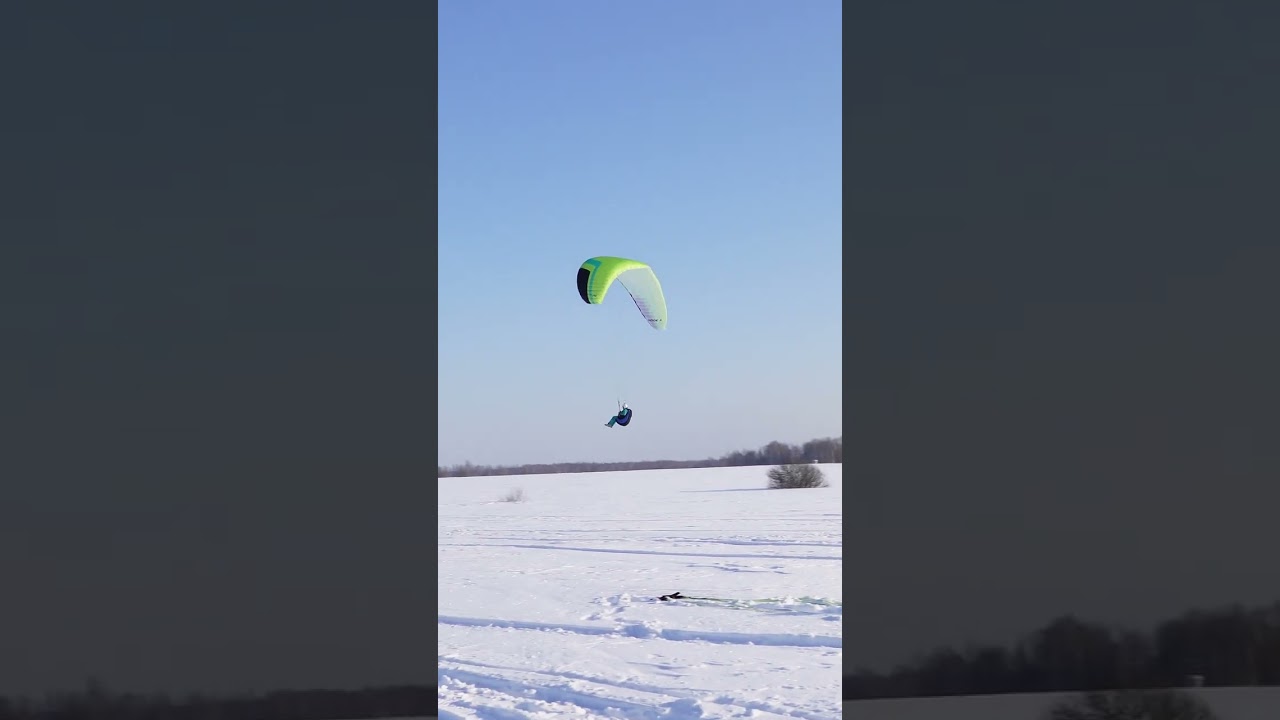 Полеты на парапланах в нашем клубе 10.02.2024 #shorts