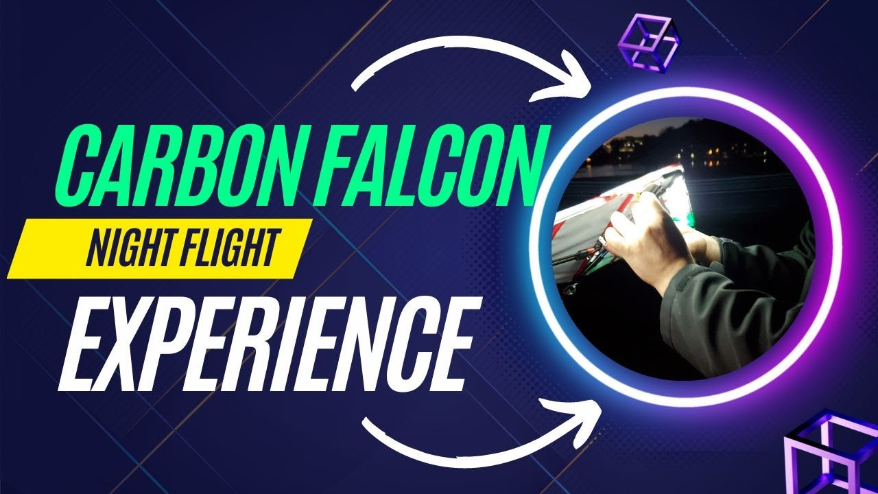 Carbon Falcon  From Aloft Hobbies AMAZING Night Flight