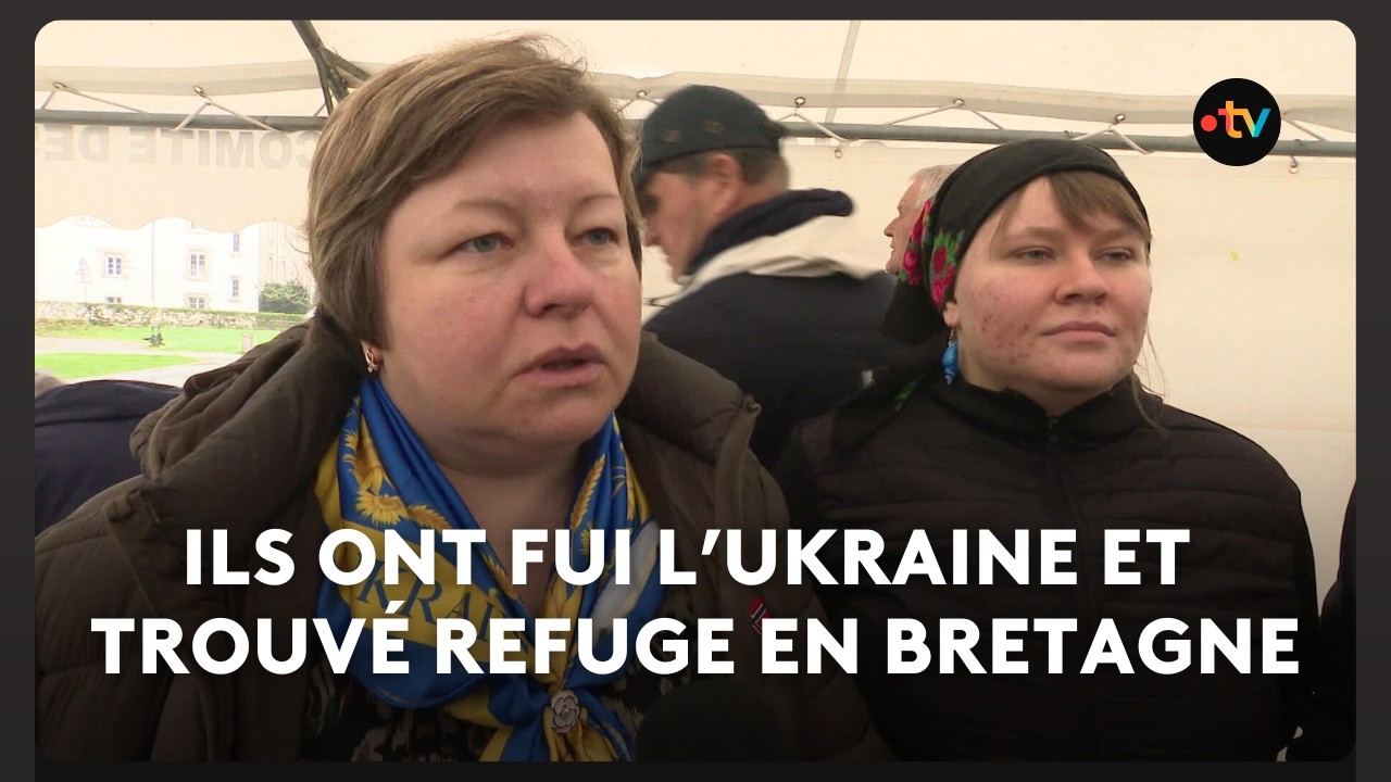 Ils ont fui l’Ukraine et trouvé refuge en Bretagne