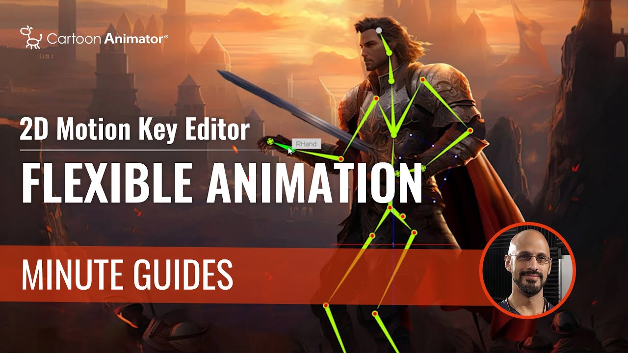 2D Motion Key Editor - Flexible animation | Minute Guides | Cartoon Animator