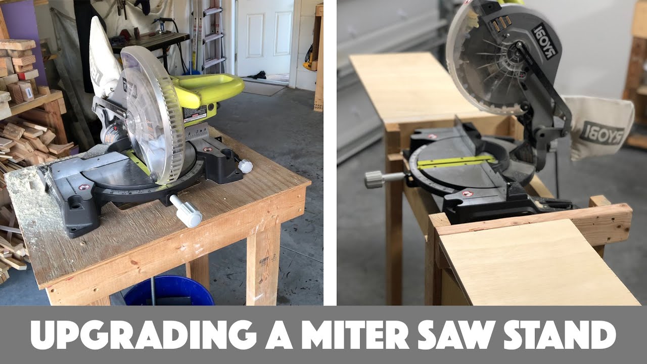 Shop Improvement - Upgrading a Miter Saw Stand