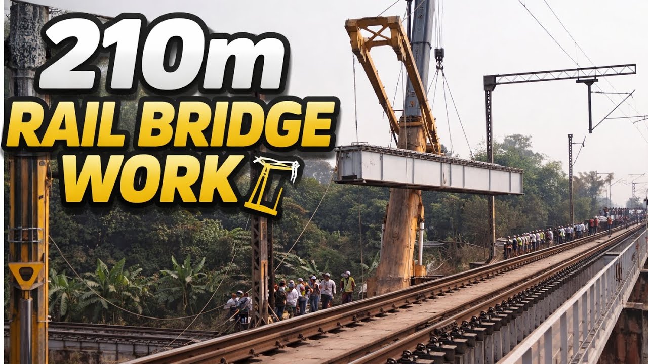 Rail Bridge Change Work in Progress | Indian Railways Engineering | Part-1