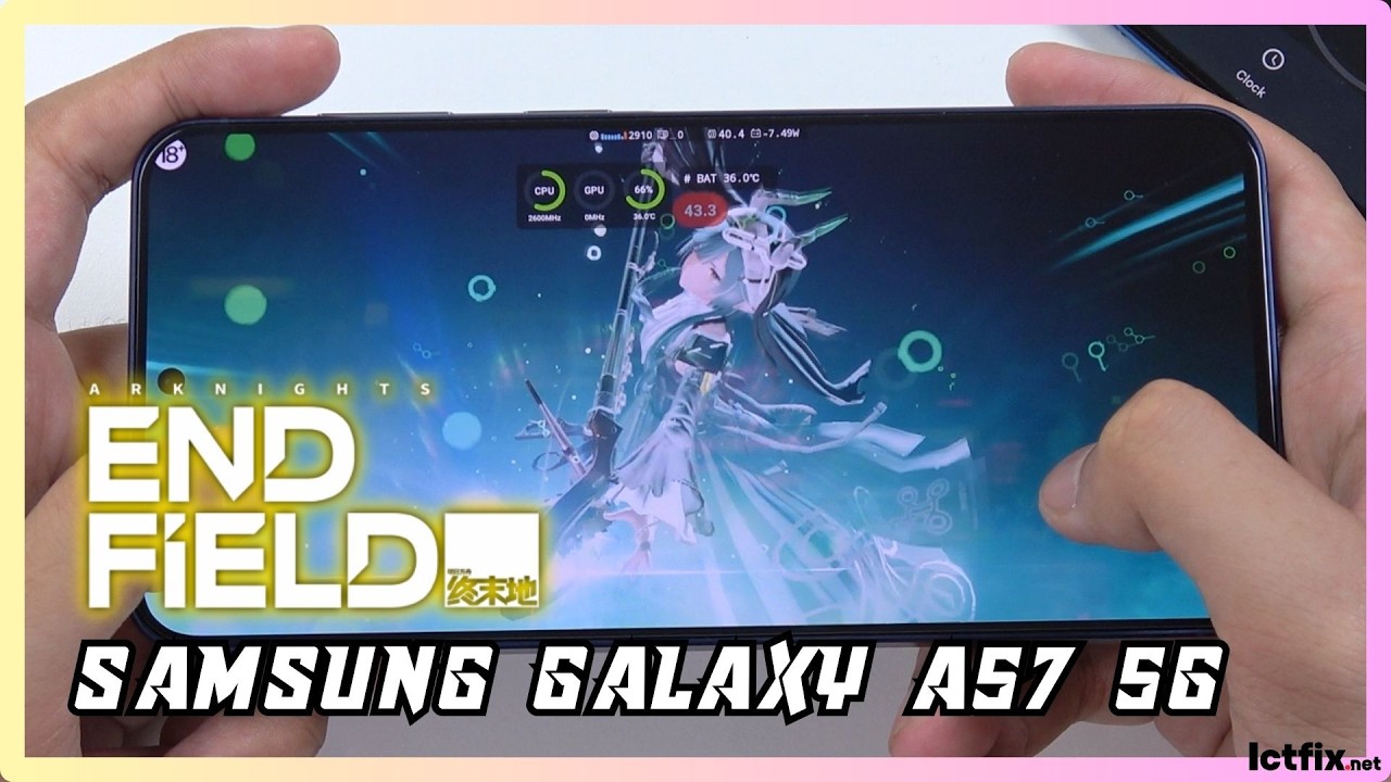 Samsung Galaxy A57 5G Arknights Endfield Gaming Test | Exynos 1680, 120Hz Display