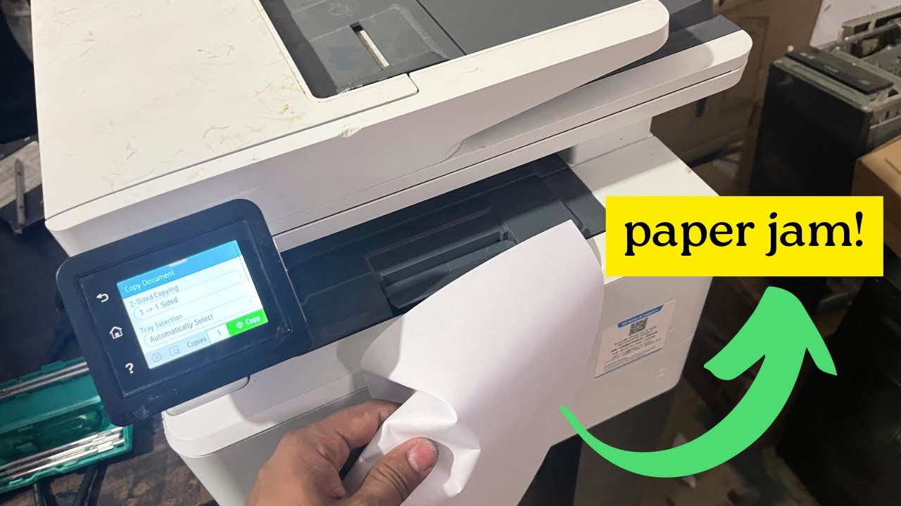 HP LaserJet Pro MFP M329dw Paper Jam Problem 