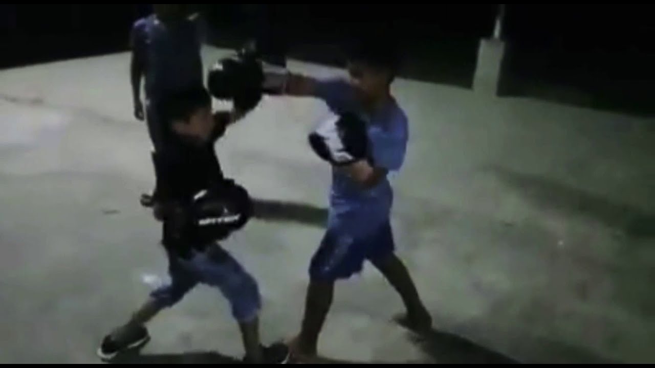 jr-junior vs kid loco🤫los discipulo del boxeo  bocatore&ntilde;o😎