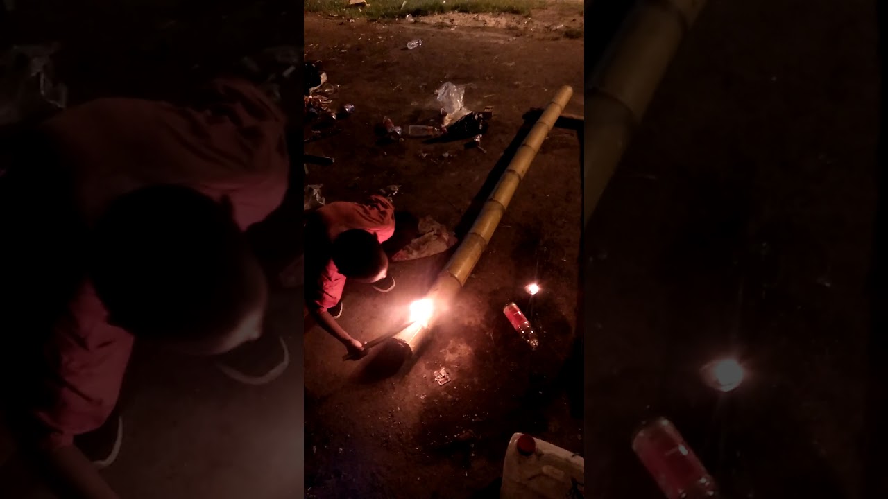 Petasan bambu jaman dulu tahun 1970  VS  petasan jaman moderen 2020