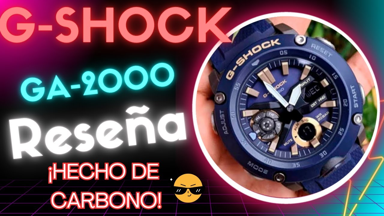 G-SHOCK Ga-2000: ¡La fuerza del carbono en tu muñeca!🤯