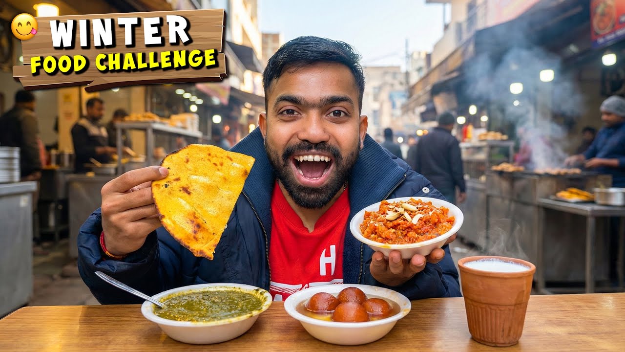 Winter Food Challenge 😋🍽️
