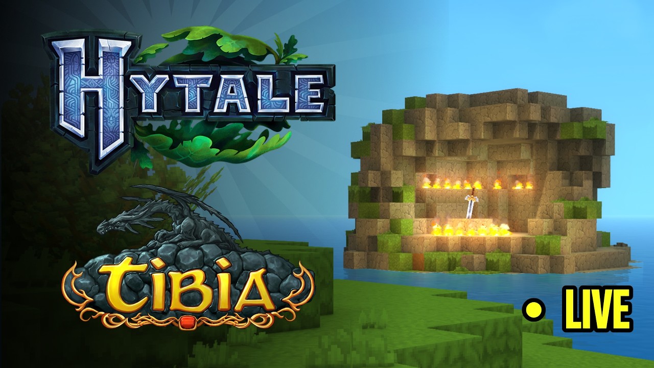 Hytale Criativo - Projeto Hytibia - Recriando Tibia no Hytale! Ep.23 - Rookgaard
