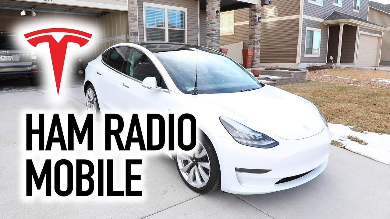 THE ULTIMATE HAM RADIO MOBILE Setup In a Tesla Model 3 - Amateur Radio