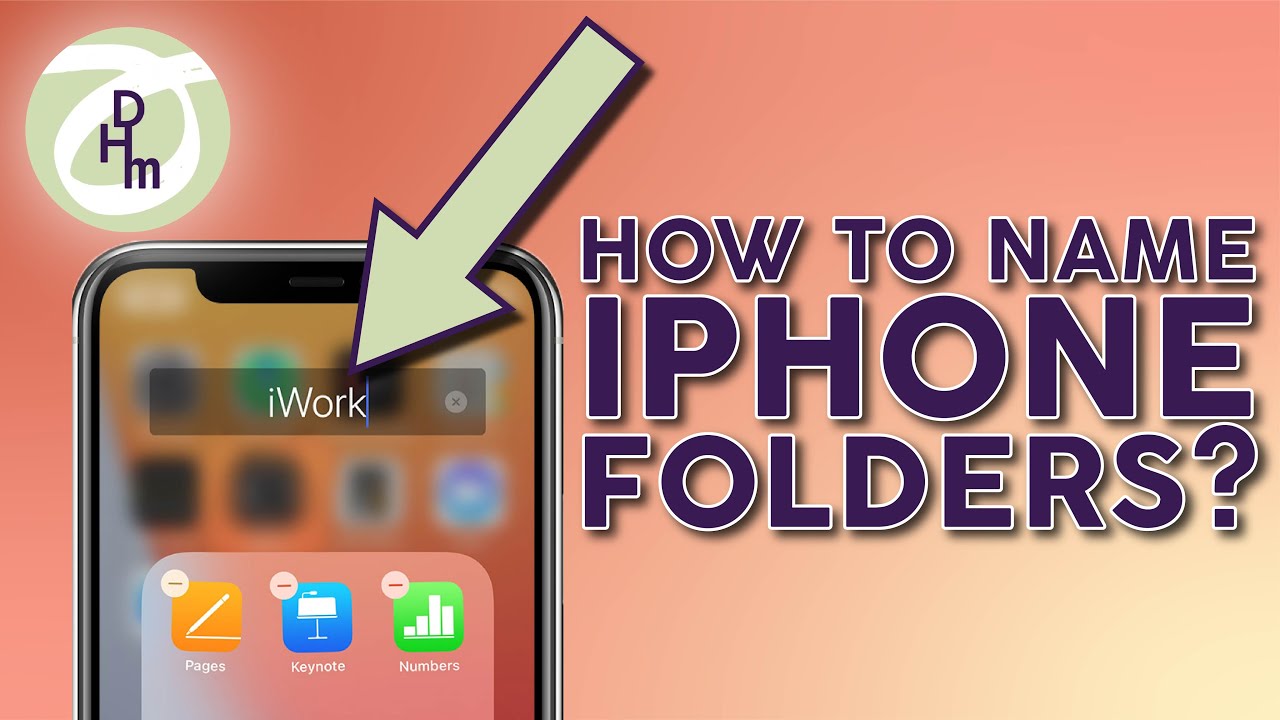 How do I Name the Folders on My iPhone?