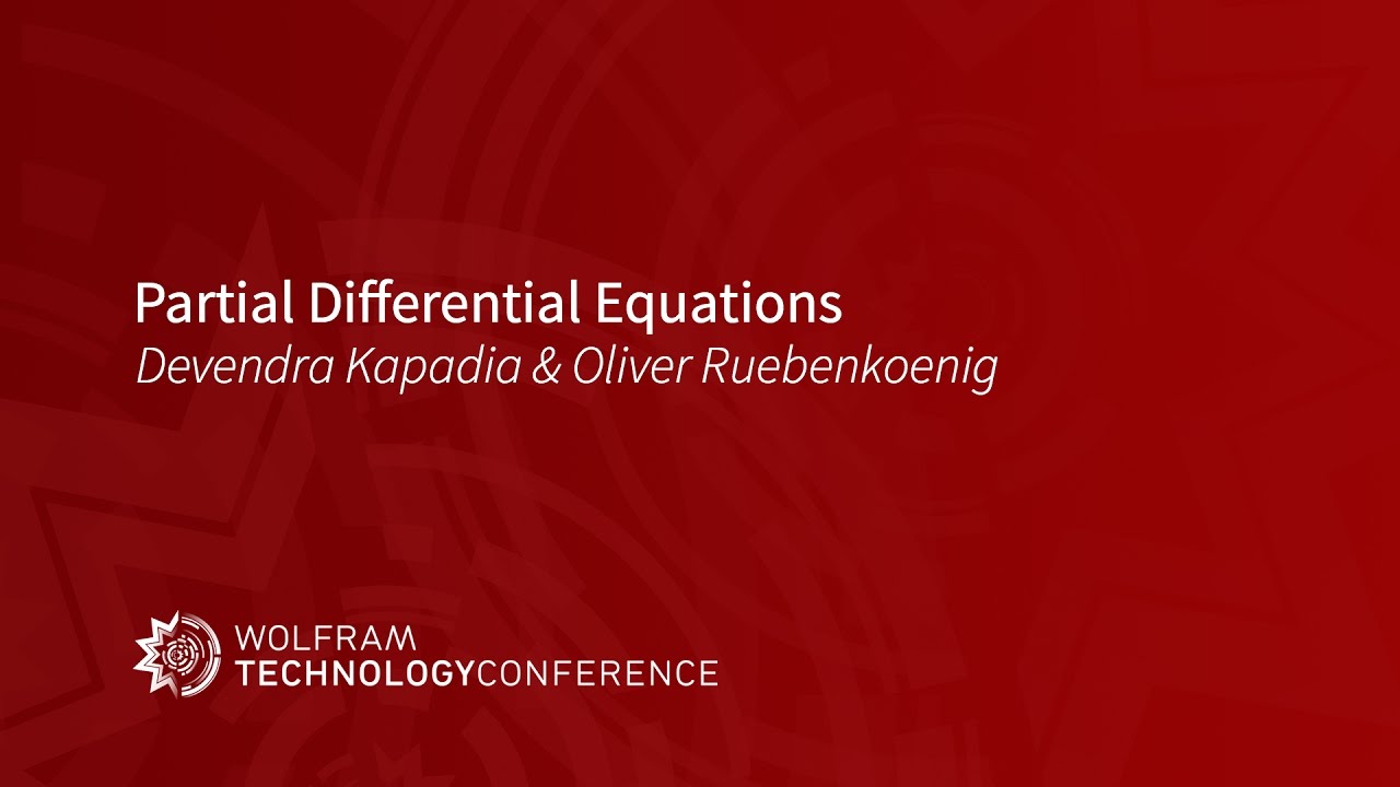Partial Differential Equations