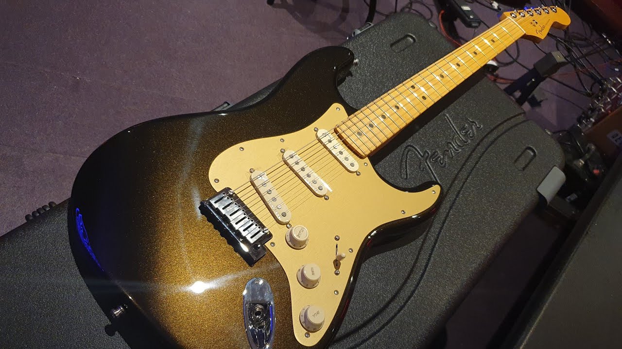 Fender Texas Tea Color Finish on American Ultra Stratocaster 2021 Model Guitar