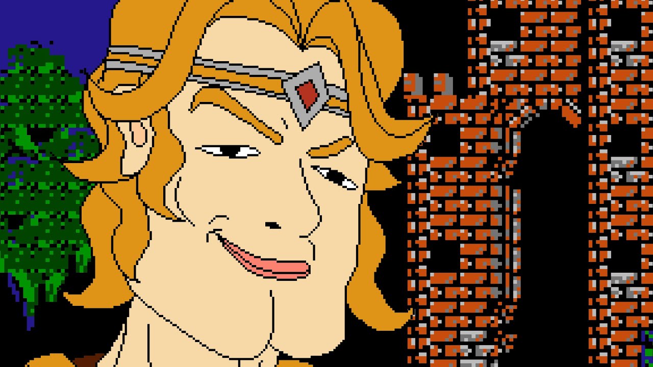 Simon runs over Dracula  - ASGORE Castlevania Parody