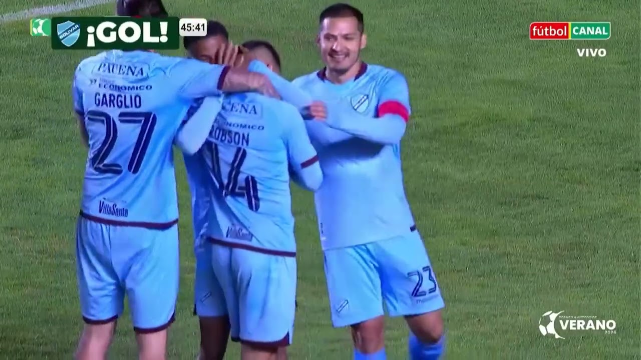 BOLIVAR 5 - 1 BLOOMING RELATO GONZALO COBO TORNEO DE VERANOSEMIFINAL IDA