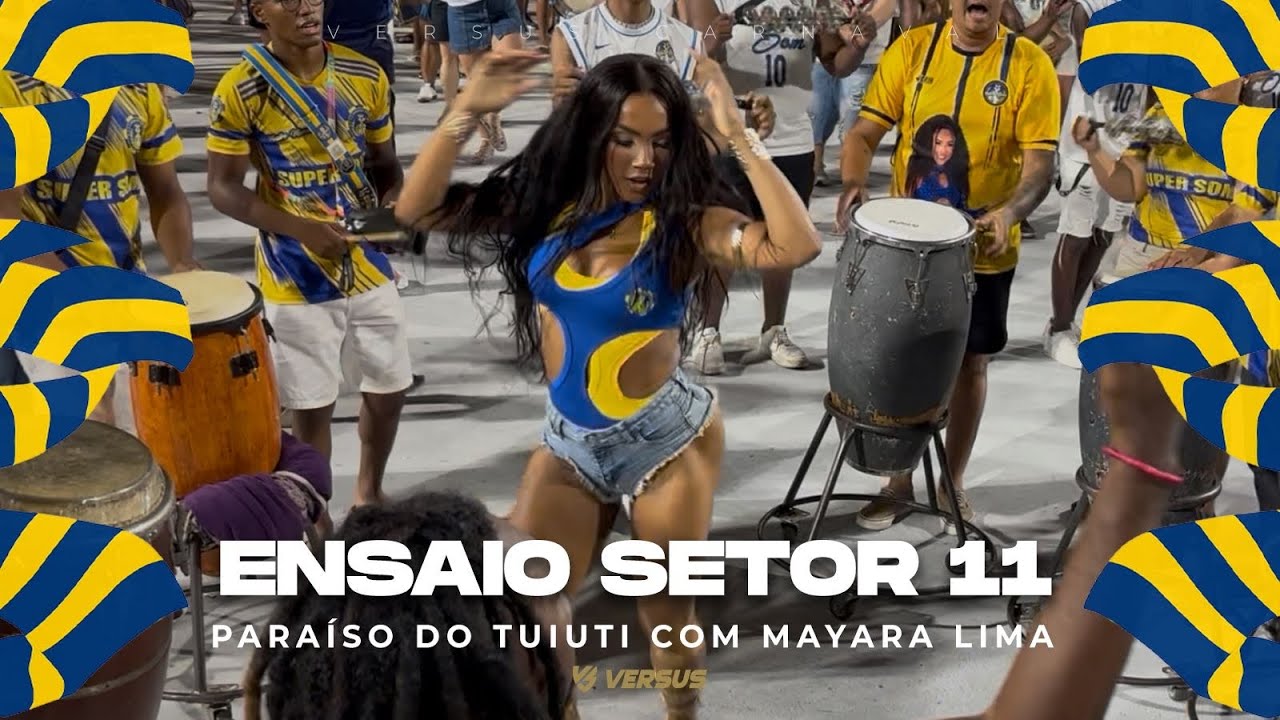 PARAÍSO DO TUIUTI 2026 - MAYARA LIMA COREOGRAFIA COMPLETA E ENSAIO DE BATERIA NA SAPUCAÍ 
