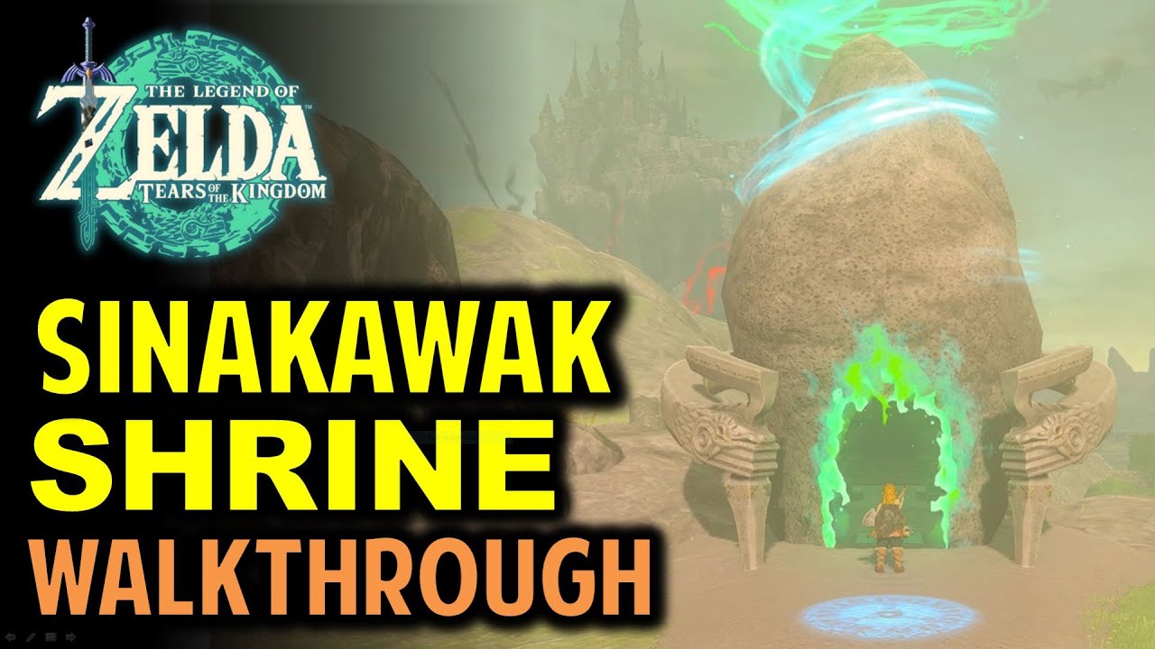 Sinakawak Shrine Puzzle: An Uplifting Device Walkthrough | The Legend of Zelda: Tears of the Kingdom