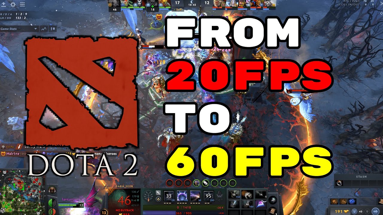 Ultimate DOTA 2 BOOST Settings for MAX FPS | TAGALOG