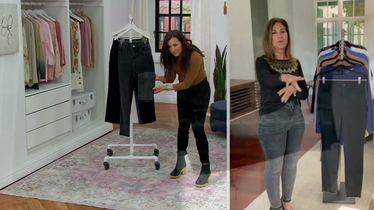 Susan Graver Stretch Denim High-Waisted Skinny Ankle Jeans on QVC
