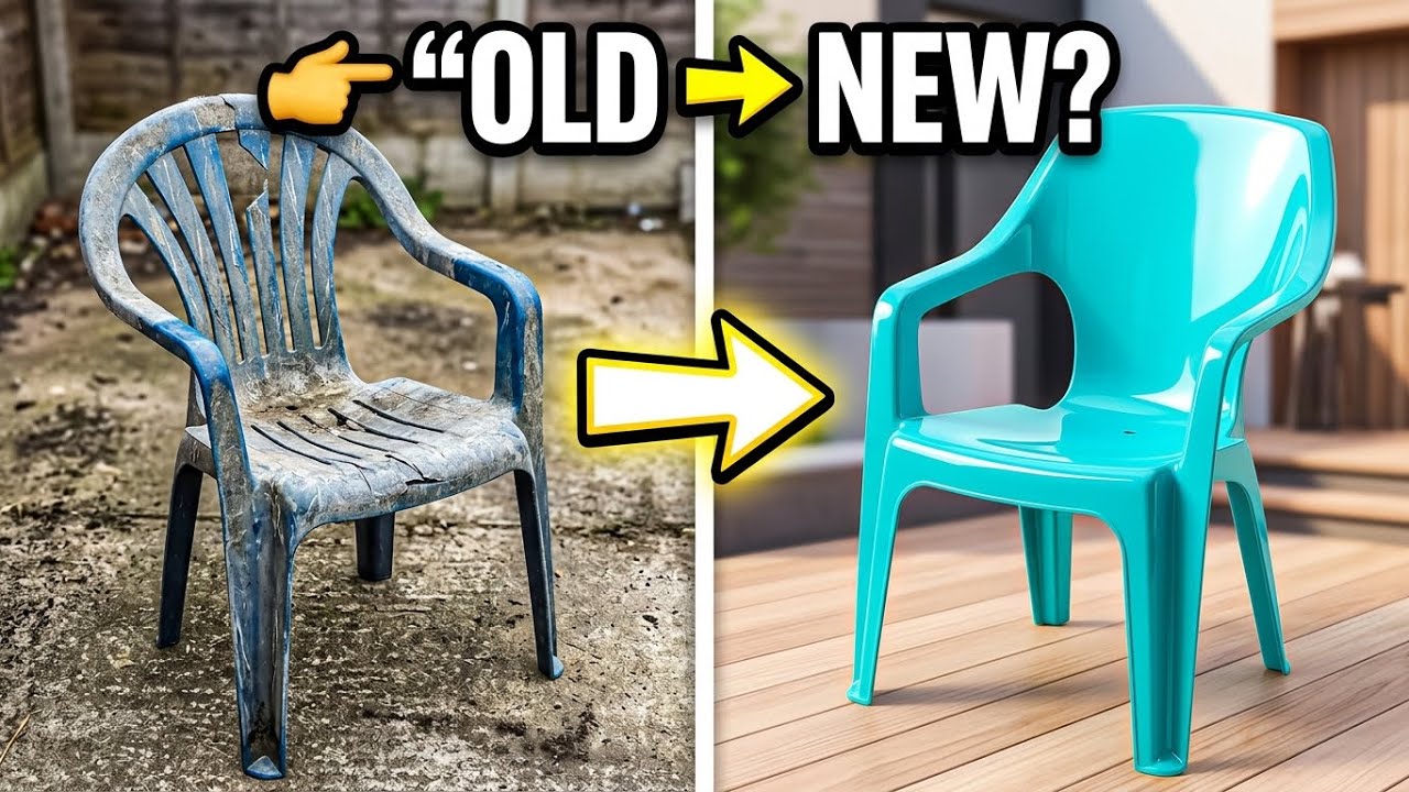 Inside the Plastic Recycling Plant — How Old Chairs Become Brand New Chairs | Full Factory Process