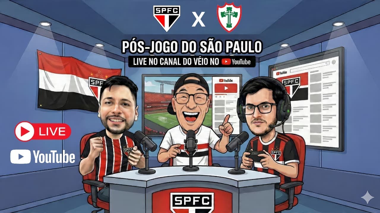 PÓS JOGO AO VIVO | SÃO PAULO X PORTUGUESA | PAULISTÂO 2026