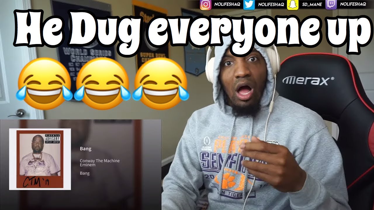 POOR JA RULE AND CANIBUS!!! | Conway The Machine - BANG (ft. Eminem) (REACTION!!!)