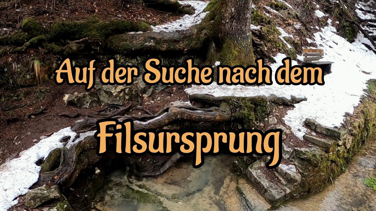 Filsursprung bei Wiesensteig - Hasental - Wanderparkplatz Papiermühle - Winterliche Wanderung