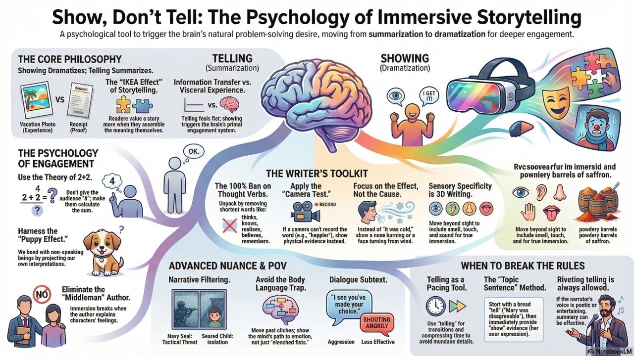 The Showing Art As An Immersive Storytelling Guide