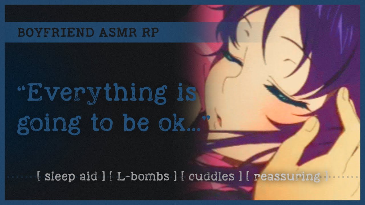 Whispering you back to sleep (ASMR RP M4A) 💙 [sleep aid] [L-bombs] [cuddles] [reassuring]