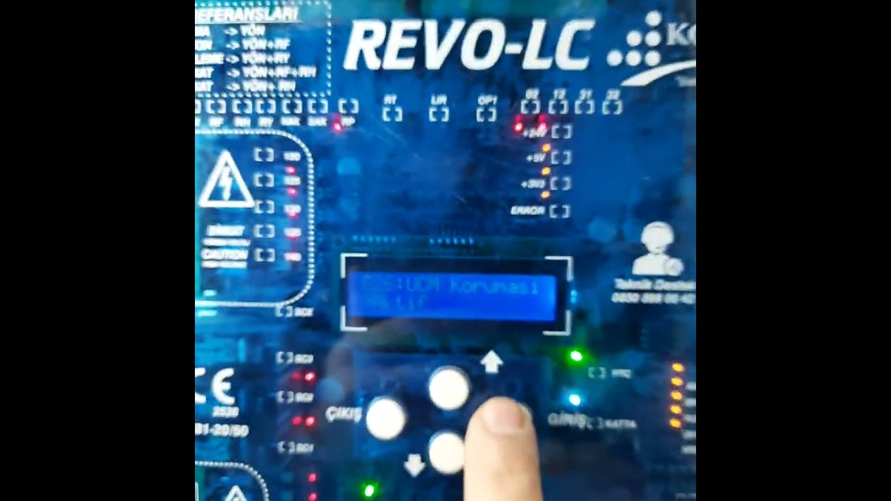 Konel revo lc ucm istem dışı hareket testi nasıl yapılır?