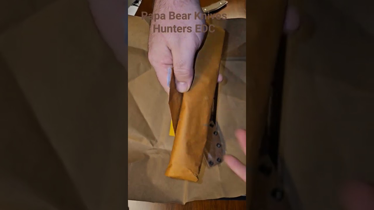 Unboxing Papa Bear Knives Hunters EDC in 80CRV2! 