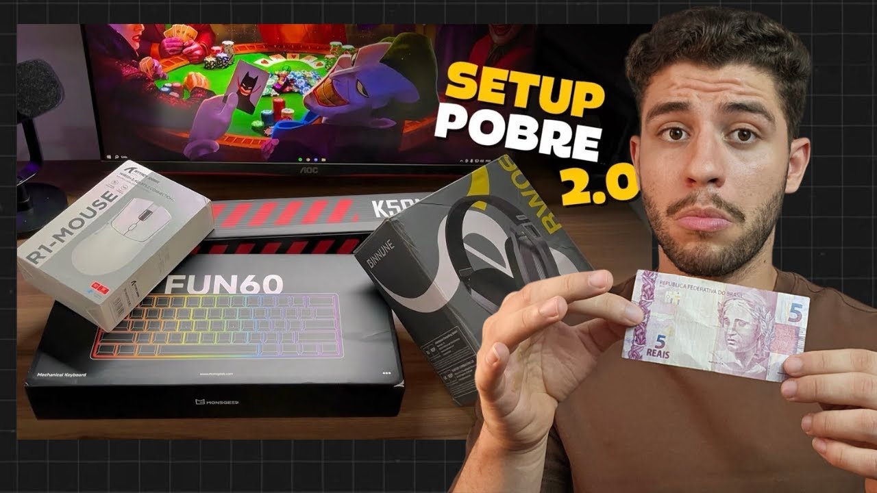 Ele montou o Setup mais barato de 2025 (Será mesmo?)