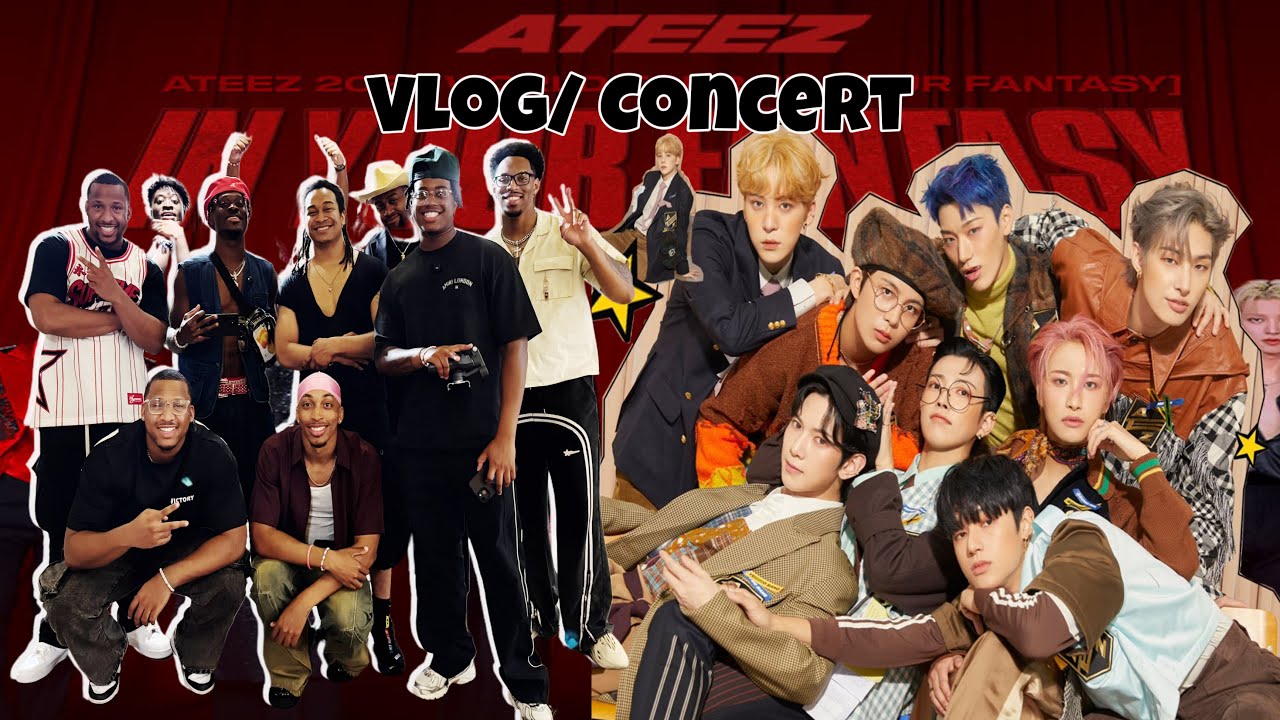 FIRST TIME AT A ATEEZ CONCERT / VLOG WITH ALL YOUR FAVORITE KPOP REACTORS 