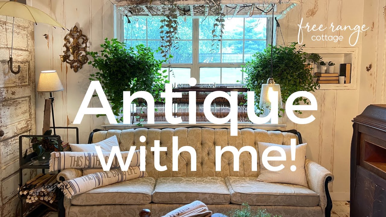 Shop With Me & Home Decor Haul!~Gorgeous Antique Markets~Boutique Shopping