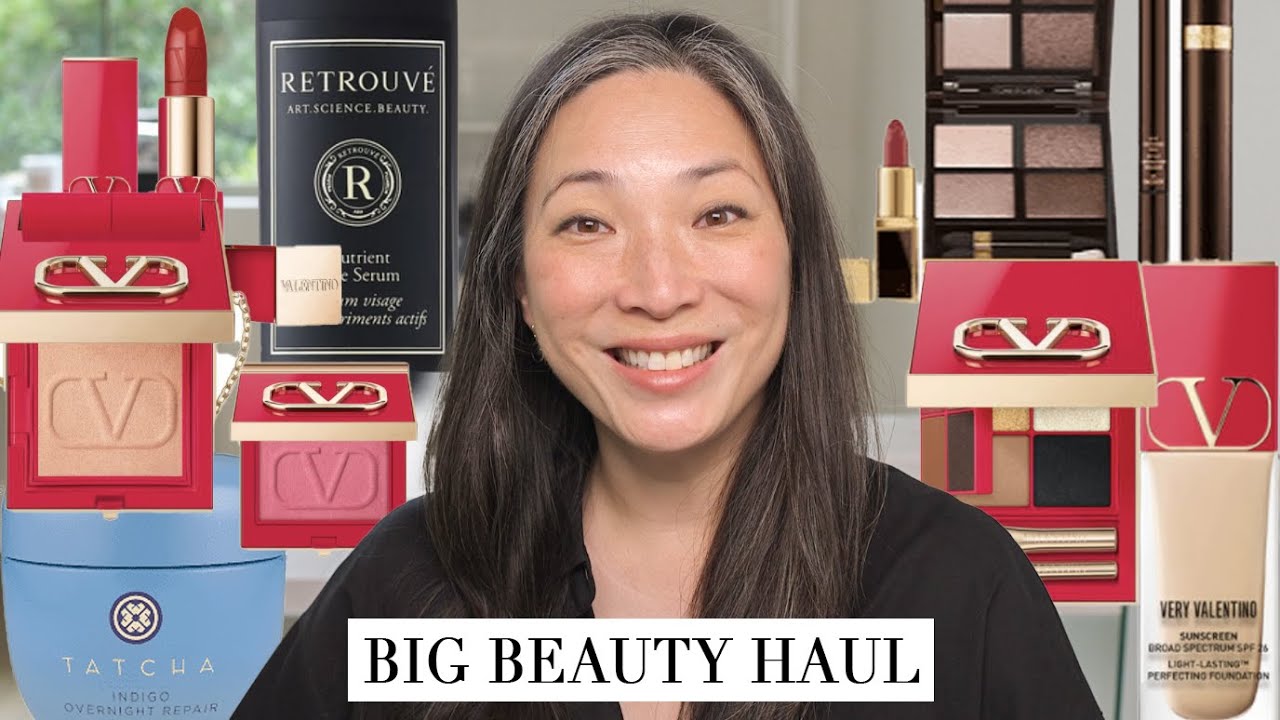 Huge Beauty Haul - VALENTINO | TOM FORD | TATCHA | RETROUVE
