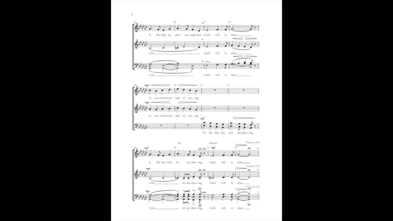 For the Fruit of All Creation (SATB)—arr. Jonathan Rodgers