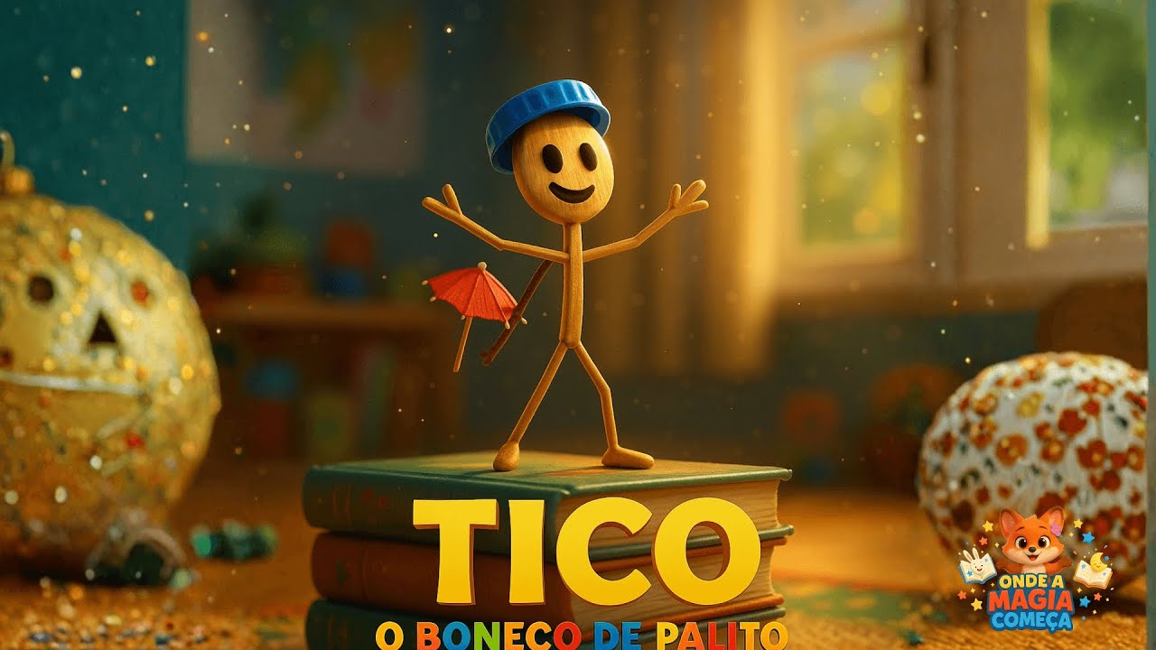 Tico O Boneco De Palito - História Infantil #historiainfantil  #historinhasparadormir
