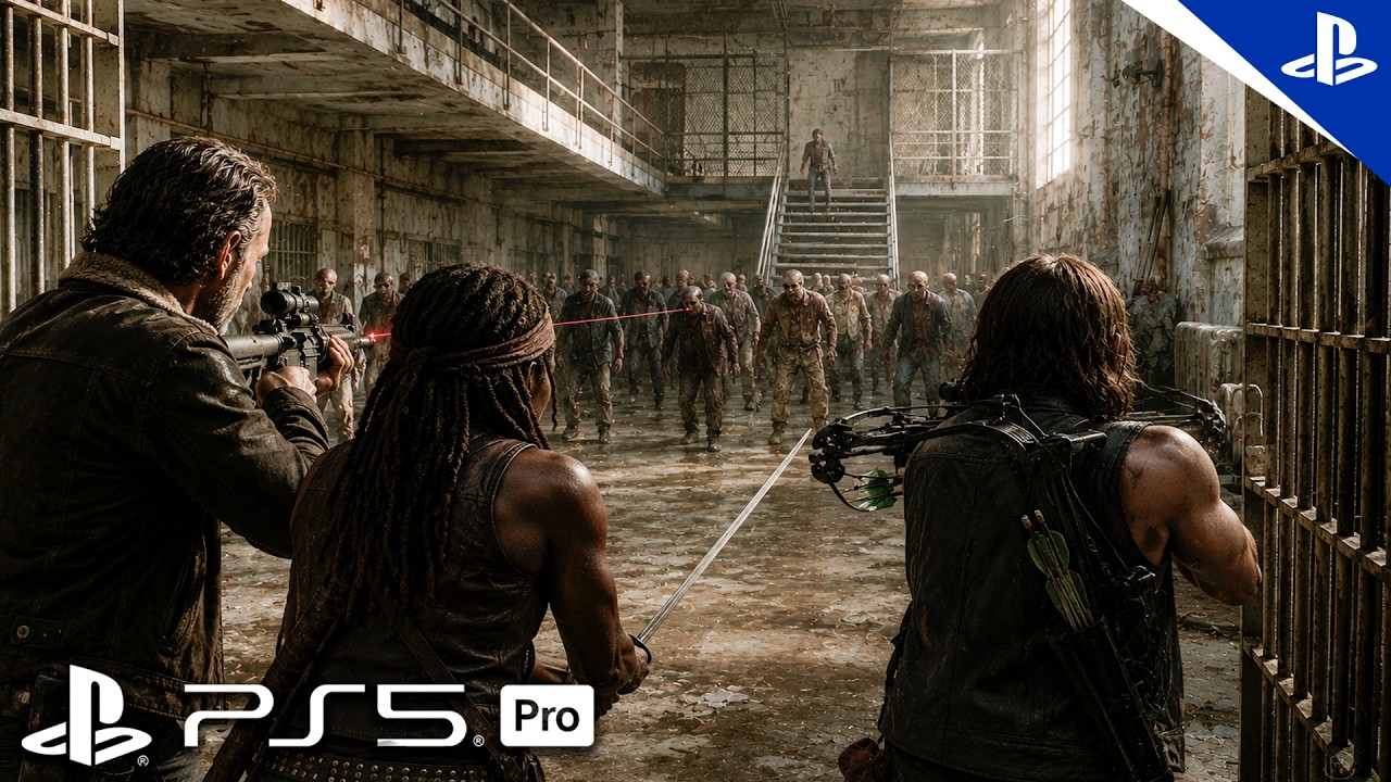 SOBREVIVENDO NA PRIS&Atilde;O DE THE WALKING DEAD | World War Z (PS5 PRO 4K 60FPS)