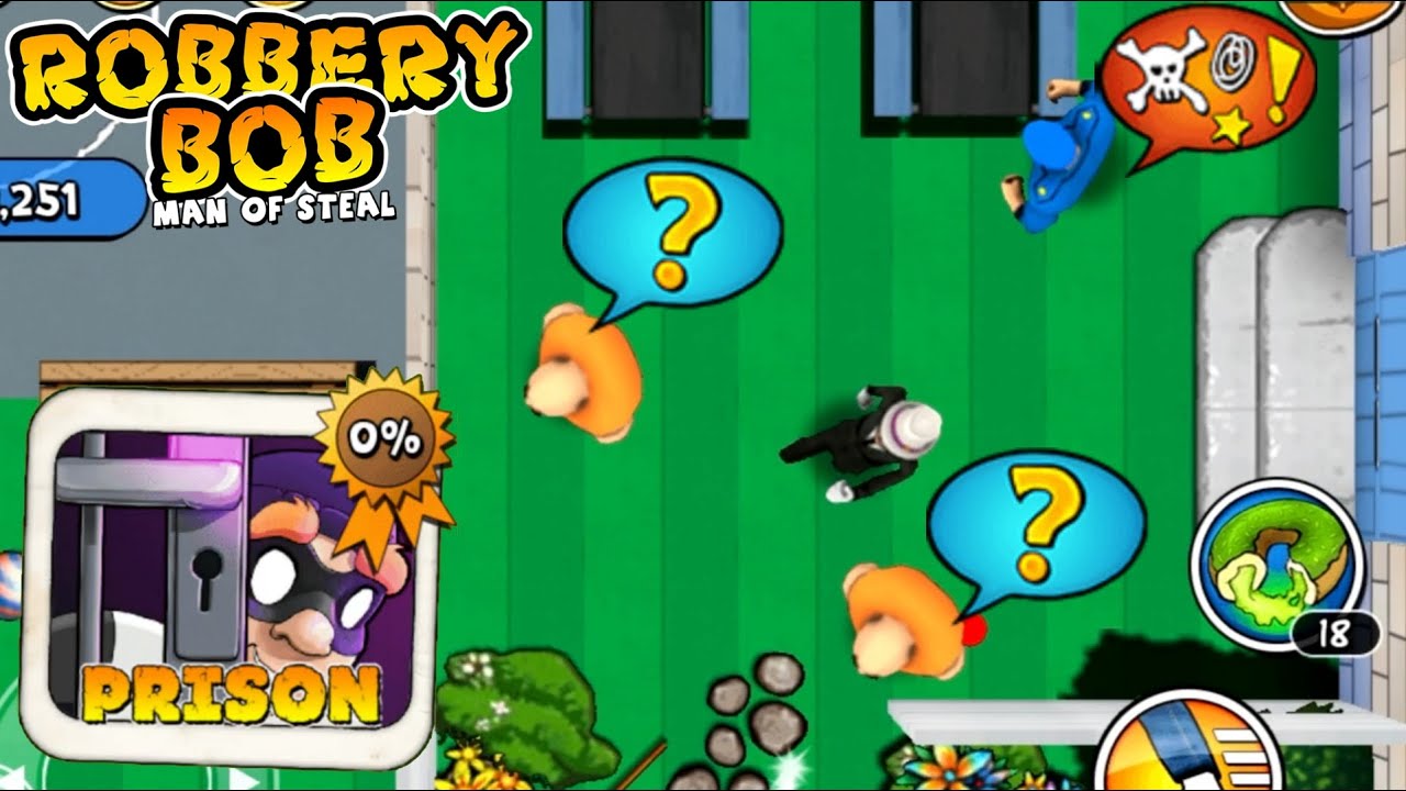 Robbery Bob - Prison Chapter Gameplay Walkthrough Ep 5
