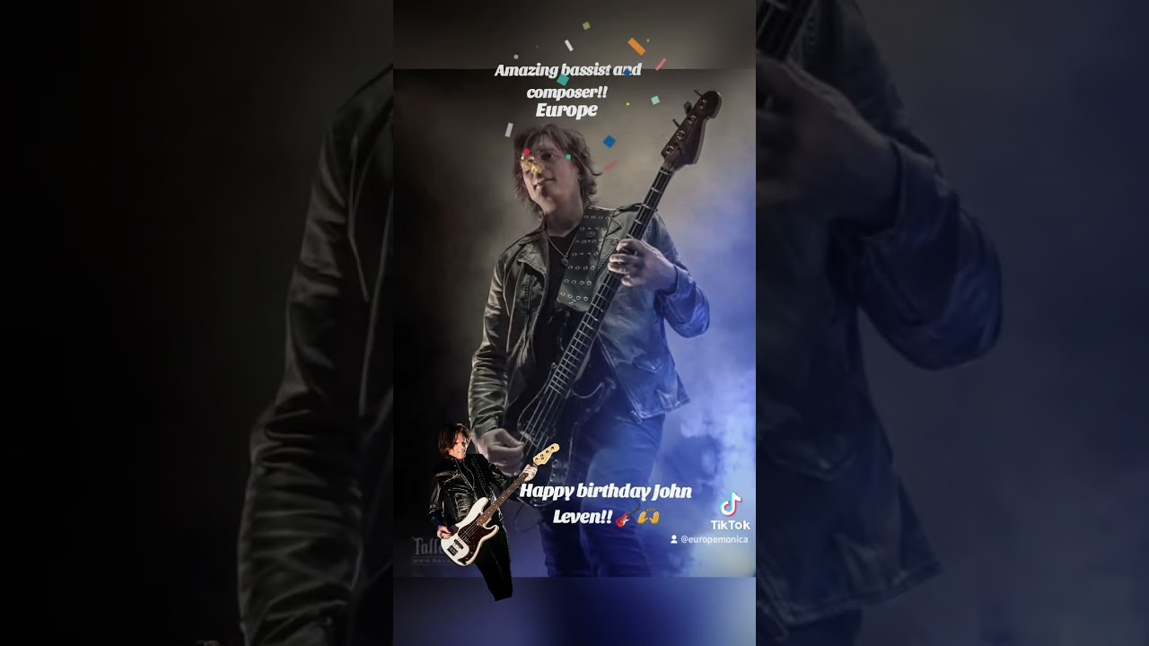 Happy birthday John Leven!!#europetheband #hardrock #rock #heavymetal #johnleven